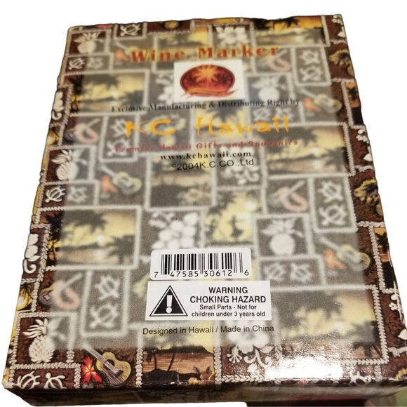 KC Hawaii Wine Charms 4 piece Hula Dancers - Picture 2 of 4